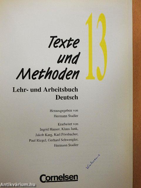 Texte und Methoden 13.