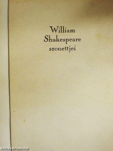 William Shakespeare szonettjei