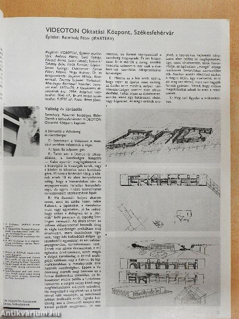 Magyar Építőművészet 1986/6.