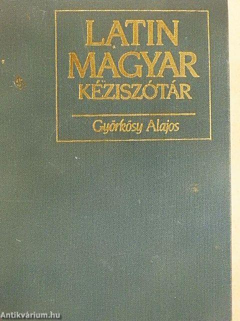 Latin-magyar kéziszótár