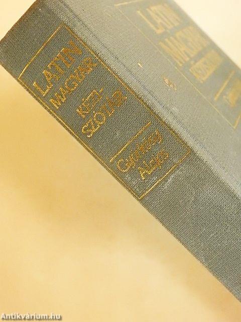 Latin-magyar kéziszótár