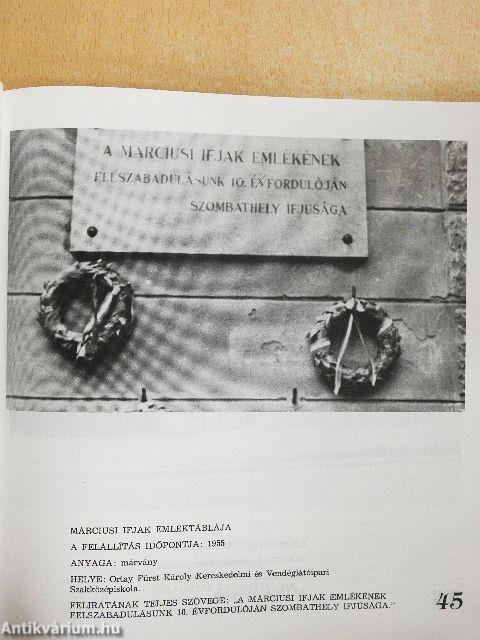 Köztéri szobrok, emléktáblák Szombathelyen