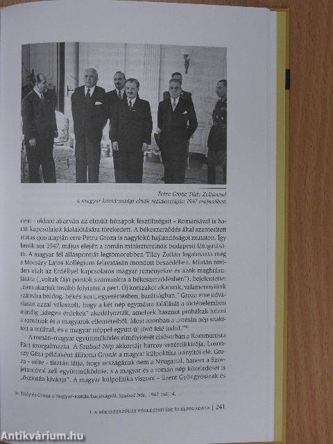 Az 1947-es párizsi békeszerződés (dedikált példány)