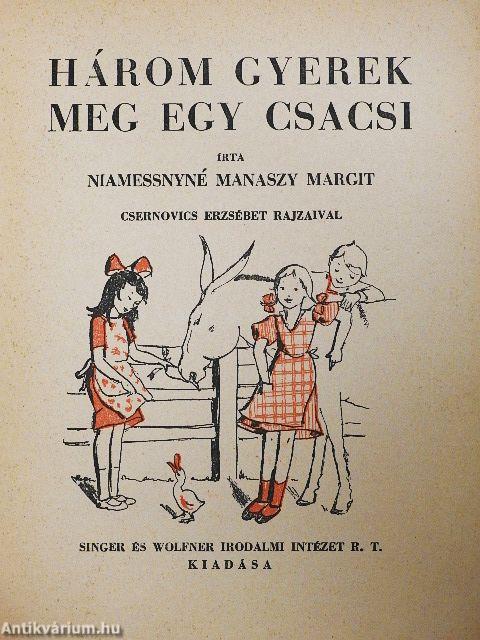 Három gyerek meg egy csacsi