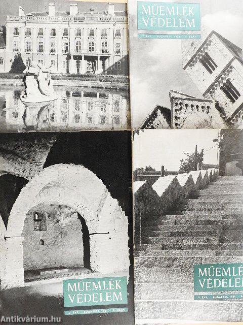 Műemlékvédelem 1961/1-4.