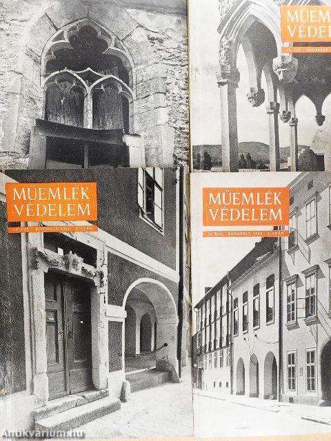 Műemlékvédelem 1960/1-4.