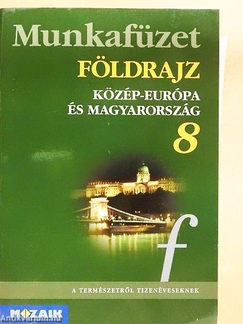 Földrajz munkafüzet 8.
