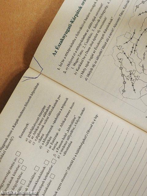 Földrajz munkafüzet 8.