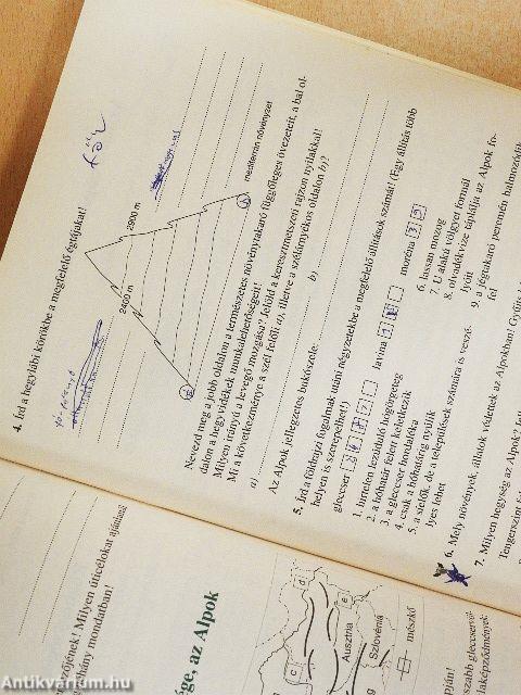 Földrajz munkafüzet 8.