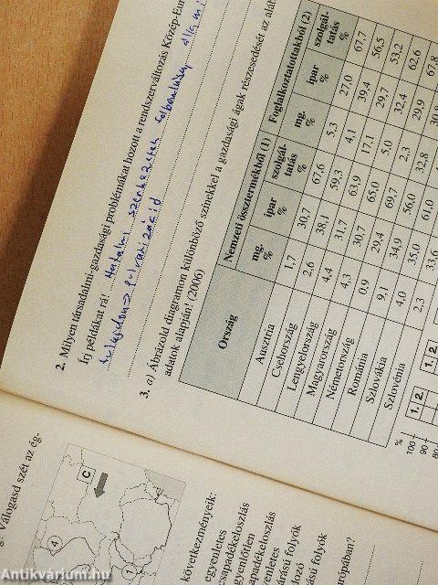 Földrajz munkafüzet 8.