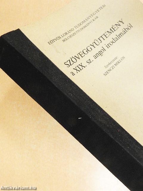 Szöveggyűjtemény a XIX. sz. angol irodalmából