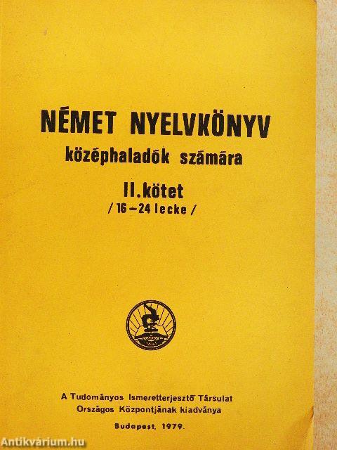 Német nyelvkönyv II.