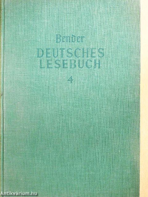 Deutsches Lesebuch für höhere Schulen 4.
