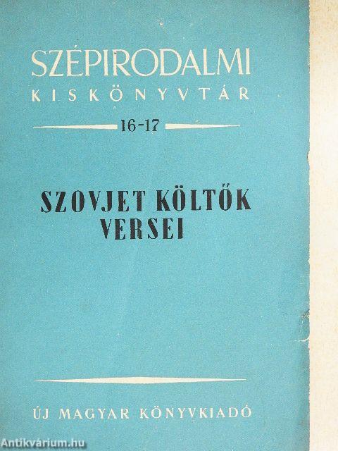 Szovjet költők versei