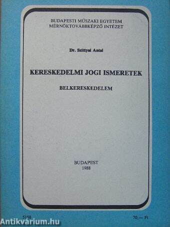 Kereskedelmi jogi ismeretek