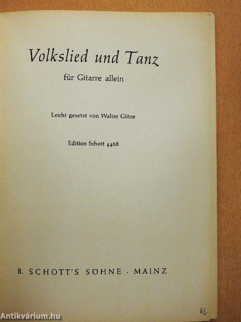 Volkslied und Tanz