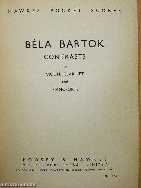 Contrasts for Violin, Clarinet and Pianoforte
