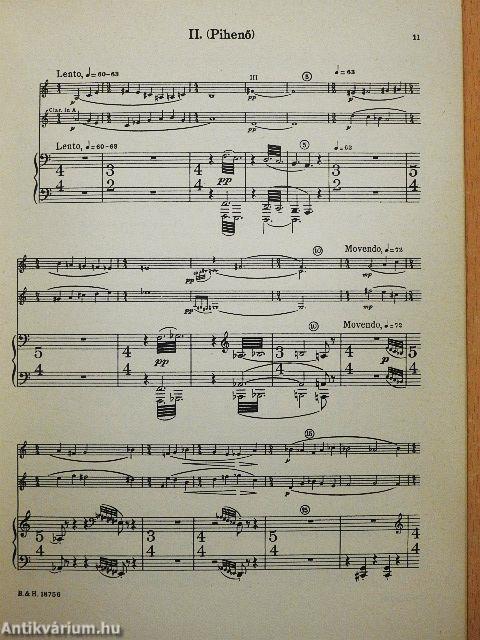 Contrasts for Violin, Clarinet and Pianoforte