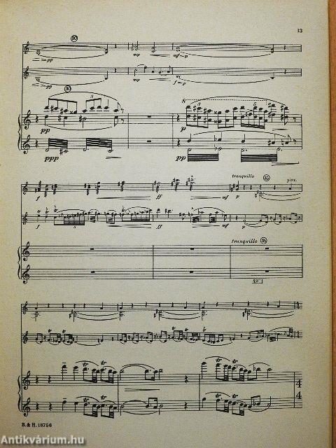 Contrasts for Violin, Clarinet and Pianoforte