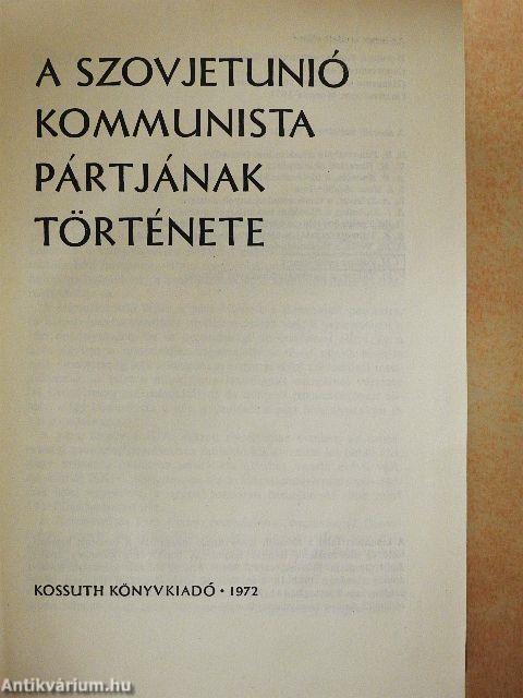 A Szovjetunió Kommunista Pártjának története