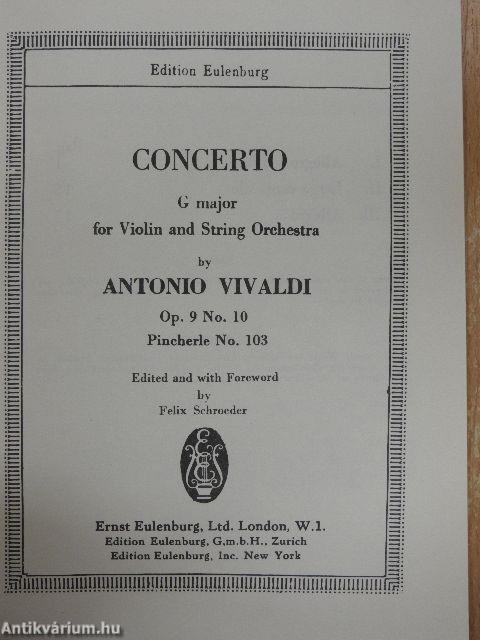 Concerto G major for Violin and String Orchestra