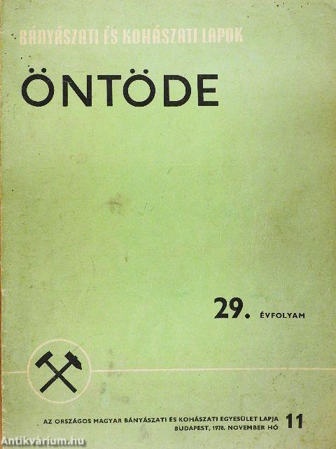 Bányászati és Kohászati Lapok - Öntöde 1978. november