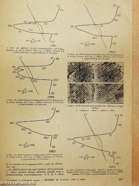 Bányászati és Kohászati Lapok - Öntöde 1978. november