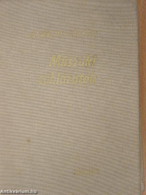 Műszaki táblázatok