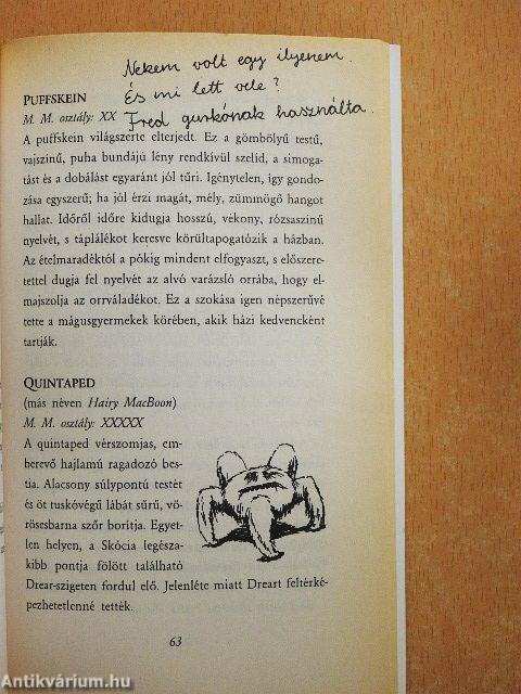 Göthe Salmander: Legendás állatok és megfigyelésük