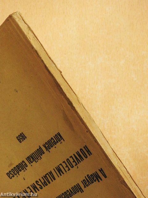 A Magyar Honvédelmi Sportszövetség Honvédelmi alapismeretek köreinek politikai előadása