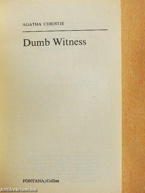 Dumb Witness