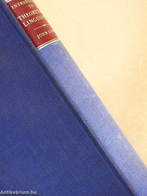 Introduction to Theoretical Linguistics