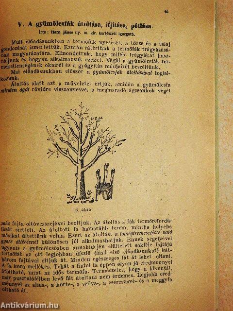 Gyümölcstermesztés és gyümölcsfavédelem