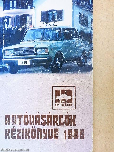 Autóvásárlók kézikönyve 1986