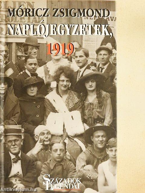 Naplójegyzetek, 1919