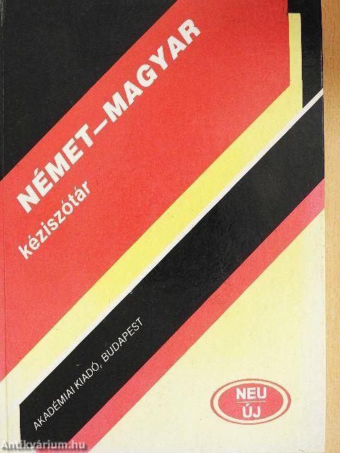 Német-magyar kéziszótár