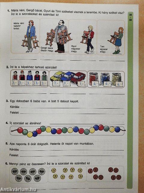 A számok világa 2. munkafüzet