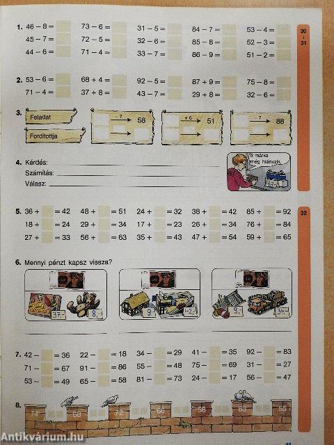 A számok világa 2. munkafüzet