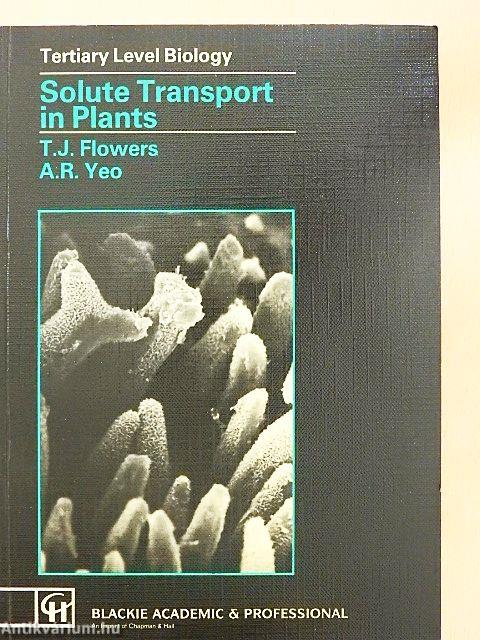 Solute Transport in Plants