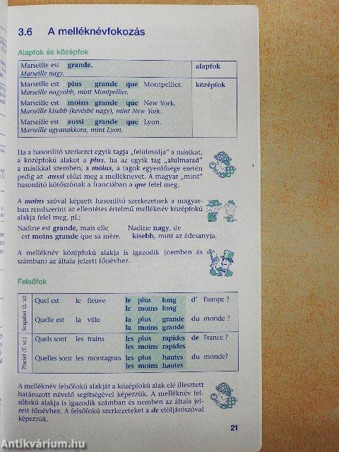 Pons Francia nyelvtan röviden és érthetően