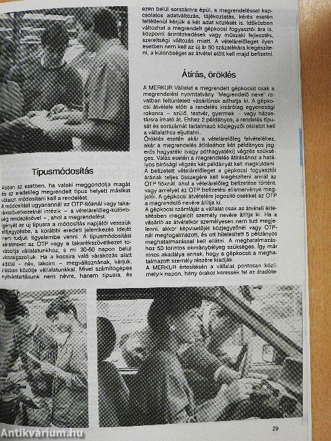 Autóvásárlók kézikönyve 1989