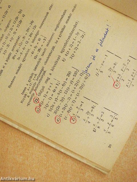 Feladatgyűjtemény matematikából a dolgozók gimnáziuma számára - II. osztály
