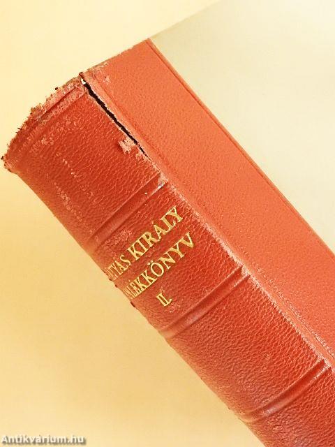 Mátyás király emlékkönyv I-II.