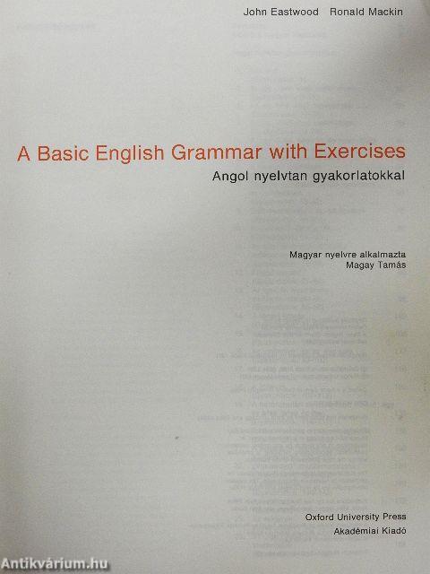 A Basic English Grammar with Exercises