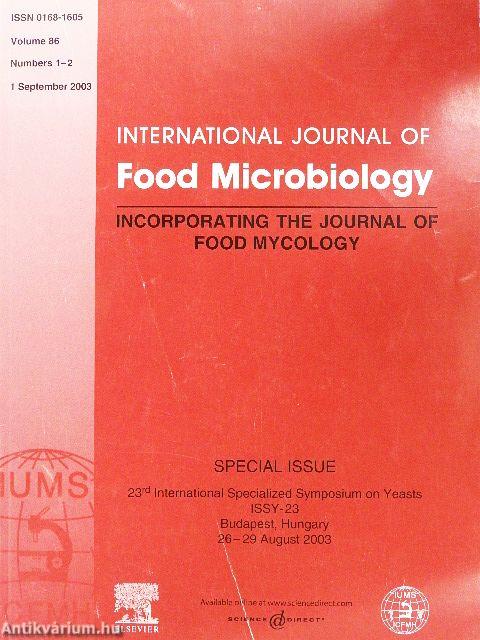 International Journal of Food Microbiology 1 September 2003