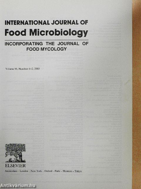 International Journal of Food Microbiology 1 September 2003