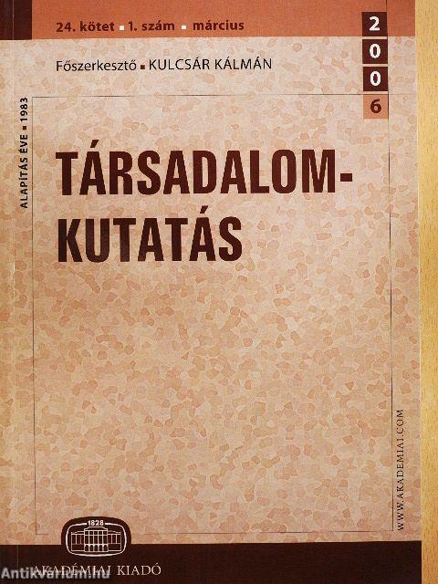 Társadalomkutatás 2006/1
