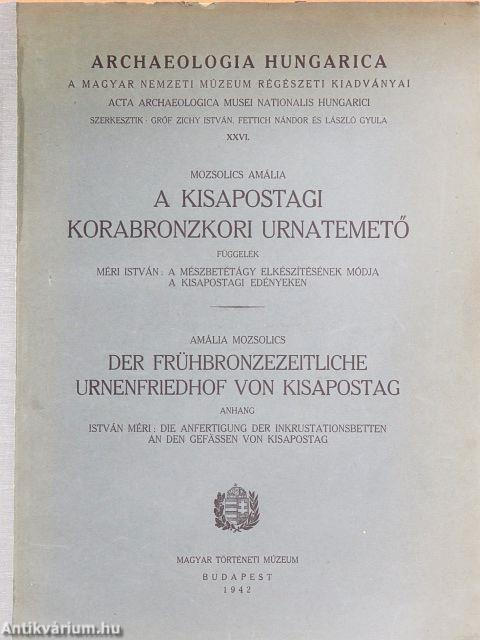 A kisapostagi korabronzkori urnatemető
