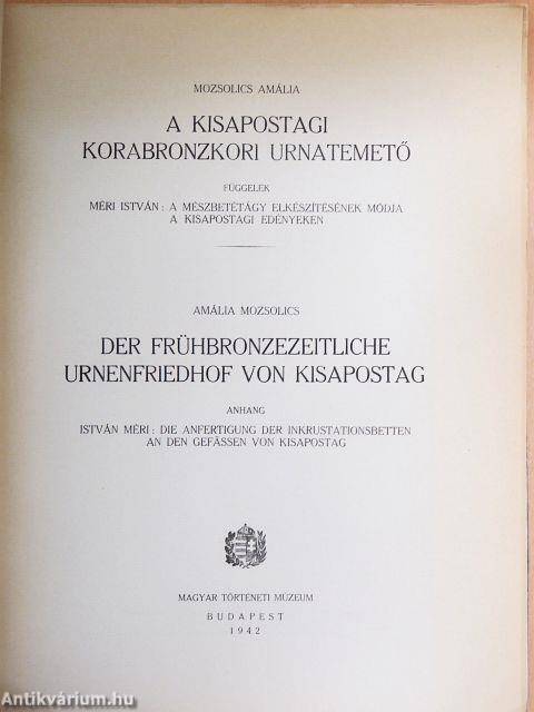 A kisapostagi korabronzkori urnatemető