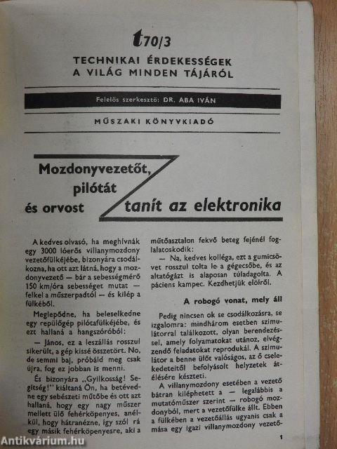 Technikai érdekességek a világ minden tájáról - 70/3